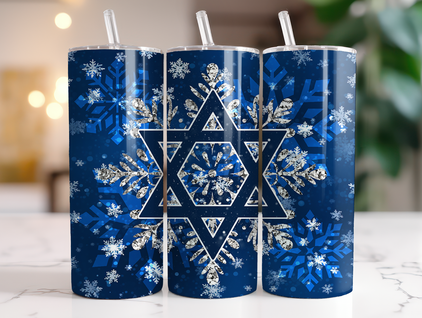 Hanukka 20oz tumbler