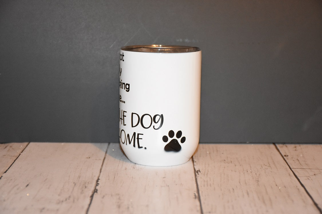 It's Not Drinking Alone Wine Tumbler