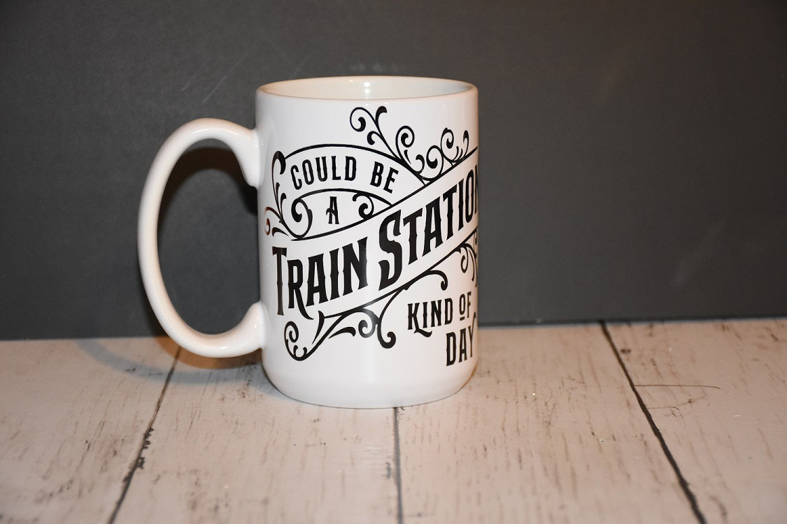 Train Station Coffee Mug