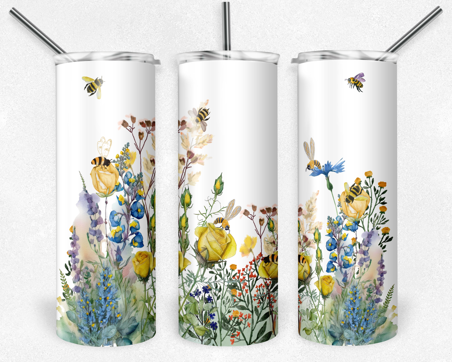 wildflowers and bees