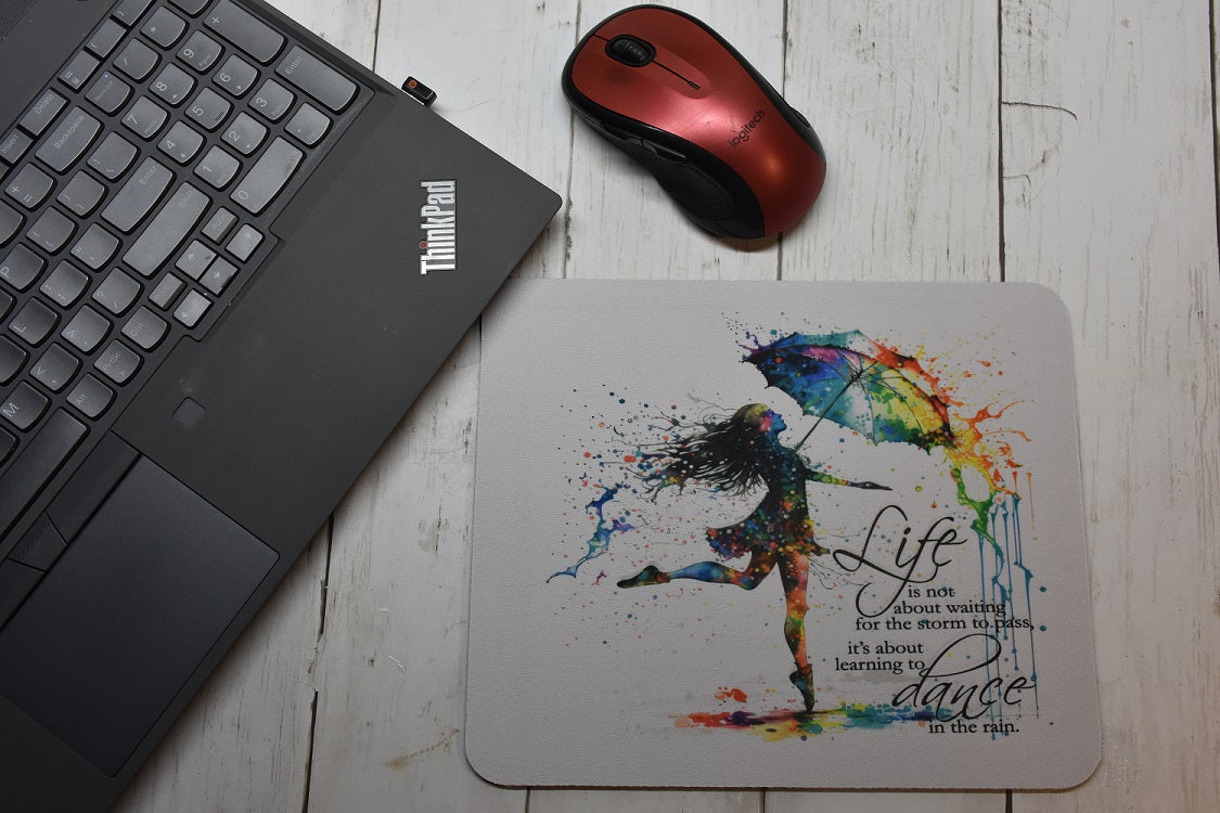 Dance in the Rain Mousepad