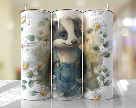 badger in overalls