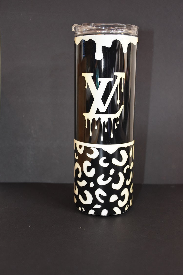 LV black leopard